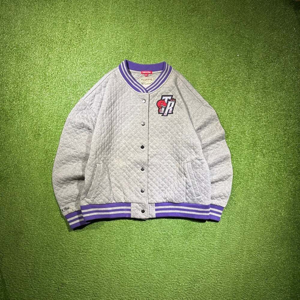 Mitchell & Ness Toronto Raptors Hardwood Classics Quilted Varsity Jacket